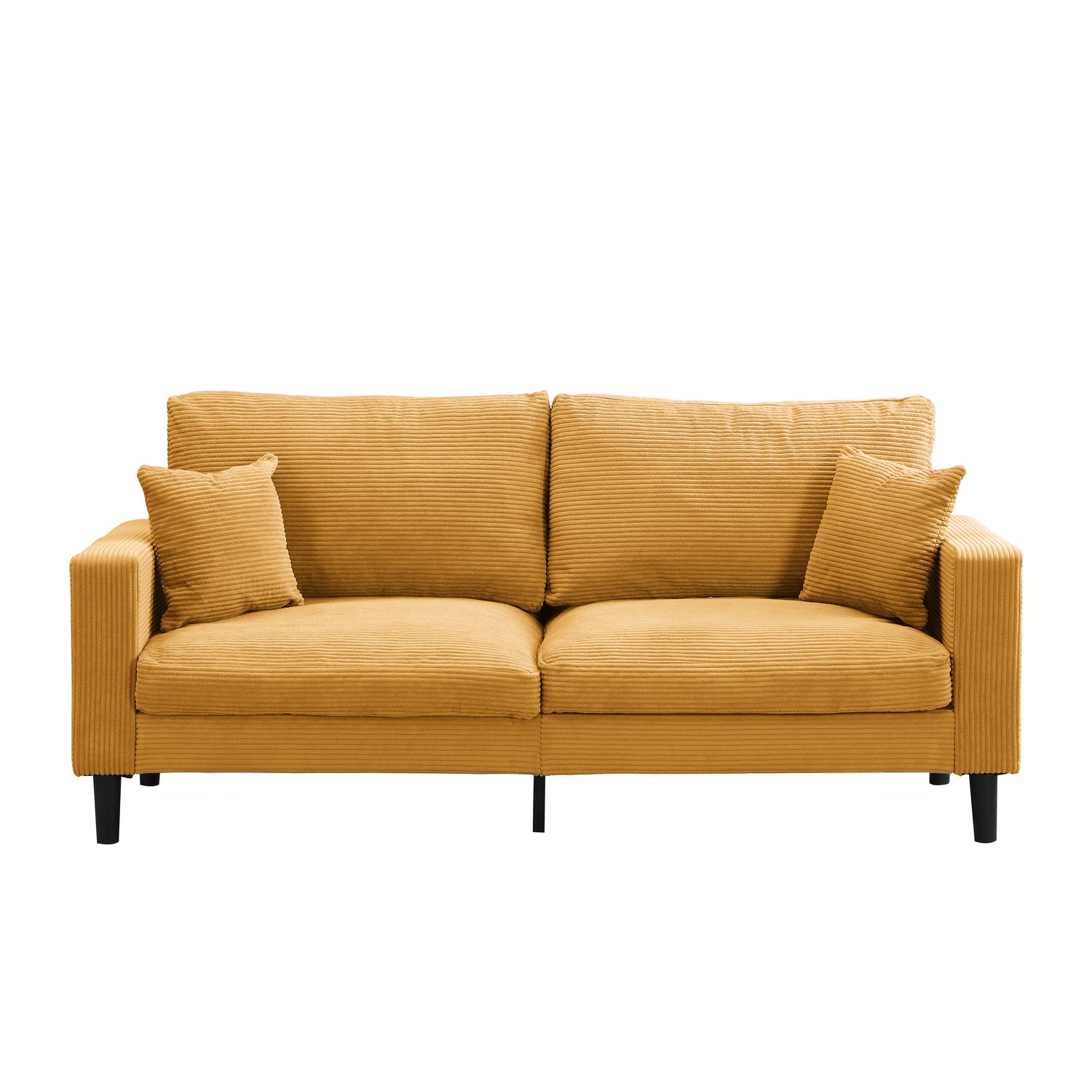 74 High Resilience three seater Sofa - Orange 74 High Resilience three seater Sofa - Orange