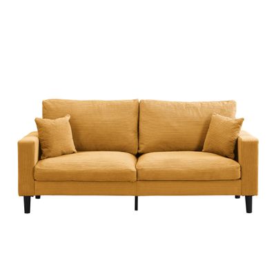 74 High Resilience three seater Sofa - Orange 74 High Resilience three seater Sofa - Orange