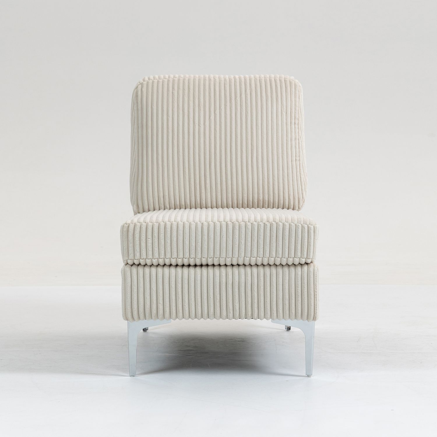 Modular Sectional Sofa Armless Seat Module - Beige