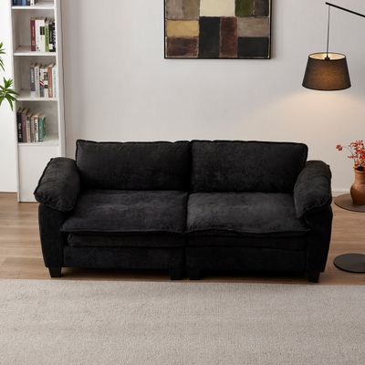 Living Room Furniture Big Loveseat Luxury Couch with Soft Chenille Living Room Furniture Big Loveseat Luxury Couch with Soft Chenille