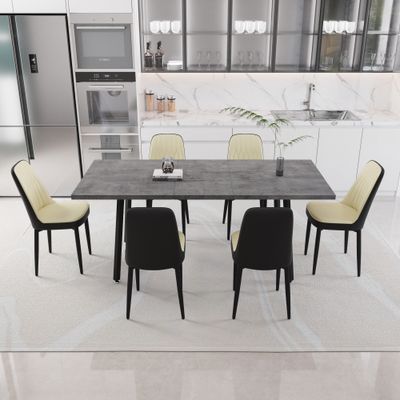 55.12 - 70.87 expandable rectangular dining table that - W2189S01090 55.12 - 70.87 expandable rectangular dining table that - W2189S01090