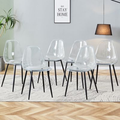 Modern minimalist transparent dining chair Modern minimalist transparent dining chair