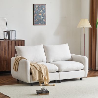 69 in. 2 - Seats Modular Sectional Sofa Corner Chair Sofa Couch 69 in. 2 - Seats Modular Sectional Sofa Corner Chair Sofa Couch