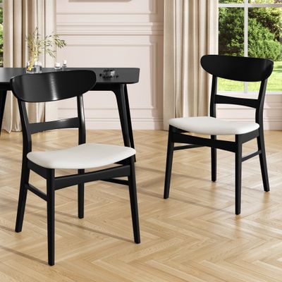[Video] DINING CHAIR (Set of 2) - Light beige