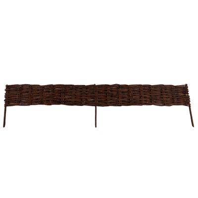 Willow Garden Border Fence 16×72 Willow Garden Border Fence 16×72" - Brown
