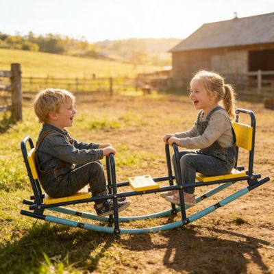 Playground Equipment, Teeter Totter Seesaw, Metal Rocking Seesaw