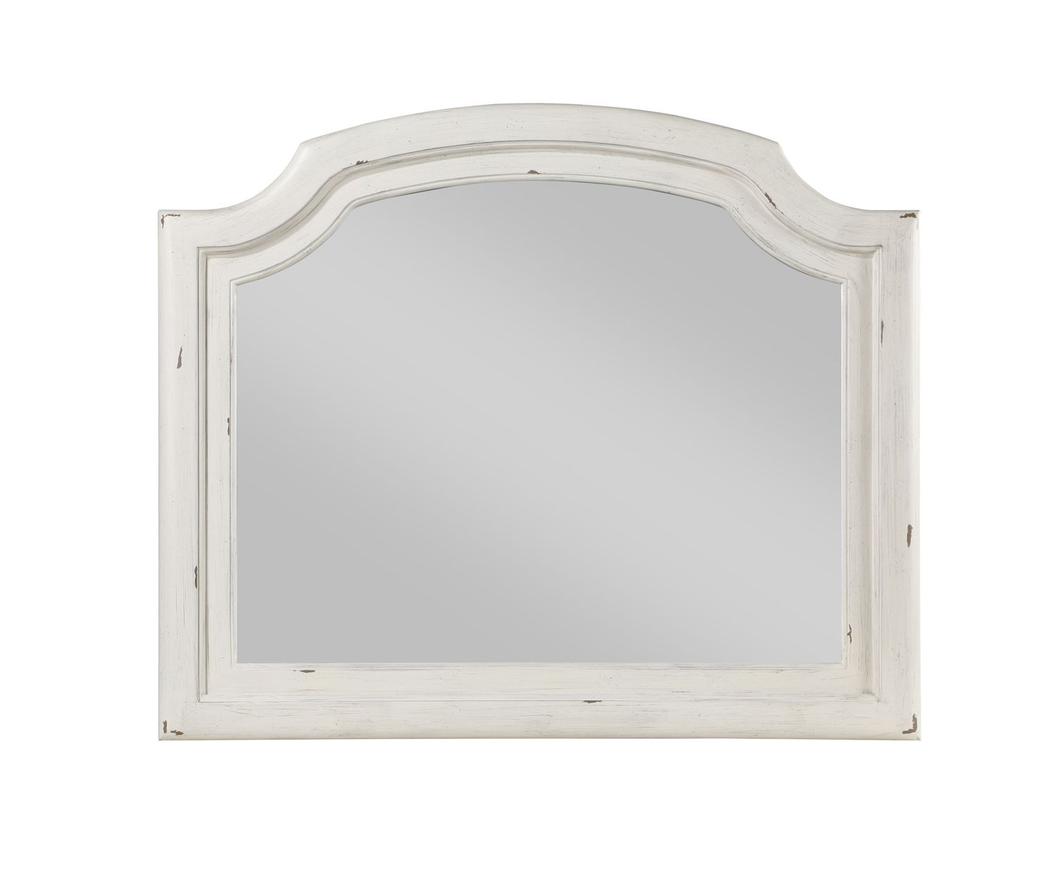 Jaqueline Antique White Finish Mirror