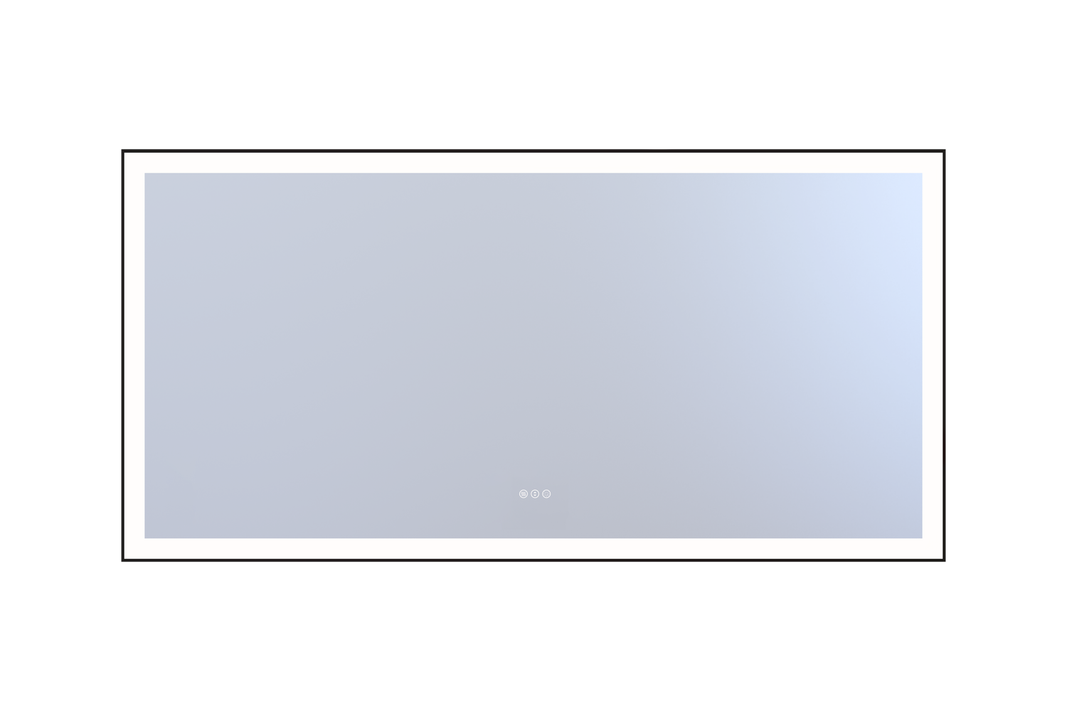 72*36in LED Mirror with Defogger & Dimmable - Silver
