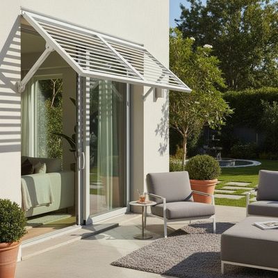 Breeze Airfoil Metal Shutter 5.6 - White Breeze Airfoil Metal Shutter 5.6 - White