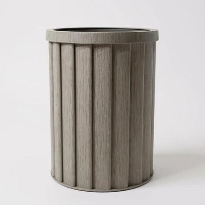 Round Strata Column Planter MD - Grey Brown - Brown Grey Round Strata Column Planter MD - Grey Brown - Brown Grey