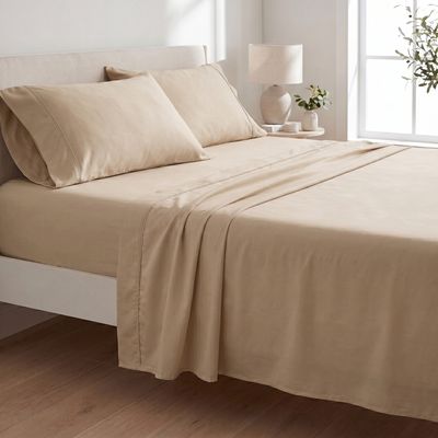 4 - Piece Bamboo Split Head California King - 84x72x15IN