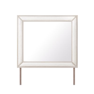 Ciara Beige Upholstered Mirror Ciara Beige Upholstered Mirror