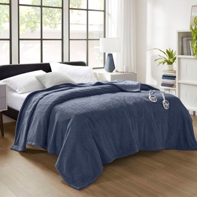1 Piece Twin Blanket Navy