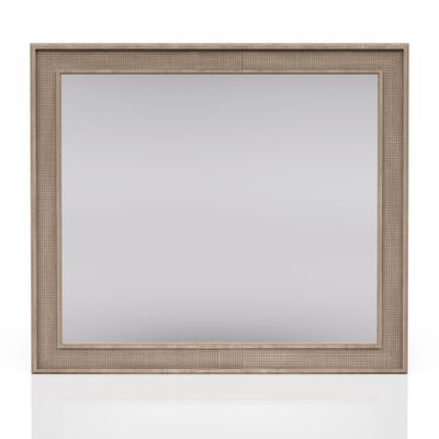 Sand Colored Cane Mirror Sand Colored Cane Mirror