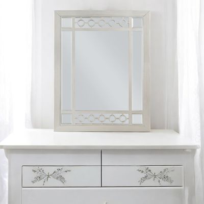 Varian Silver & Mirrored Finish Mirror Varian Silver & Mirrored Finish Mirror
