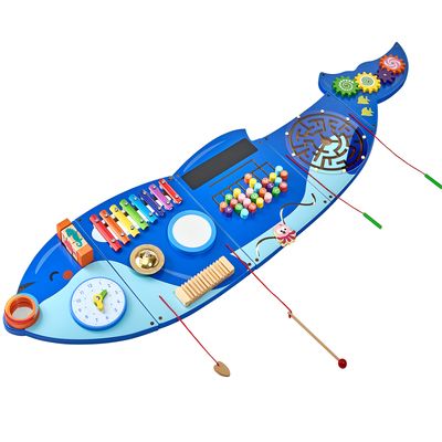 Orca Activity Wall Busy Board Panels - Blue