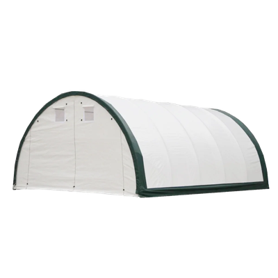 Single Truss Arch Storage Shelter W20'xL30'xH12' 15oz PE Reinforced Single Truss Arch Storage Shelter W20'xL30'xH12' 15oz PE Reinforced