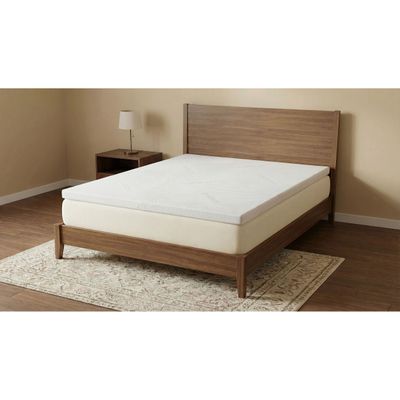 Klamath White Eastern King 3 - inch Memory Foam Mattress Topper