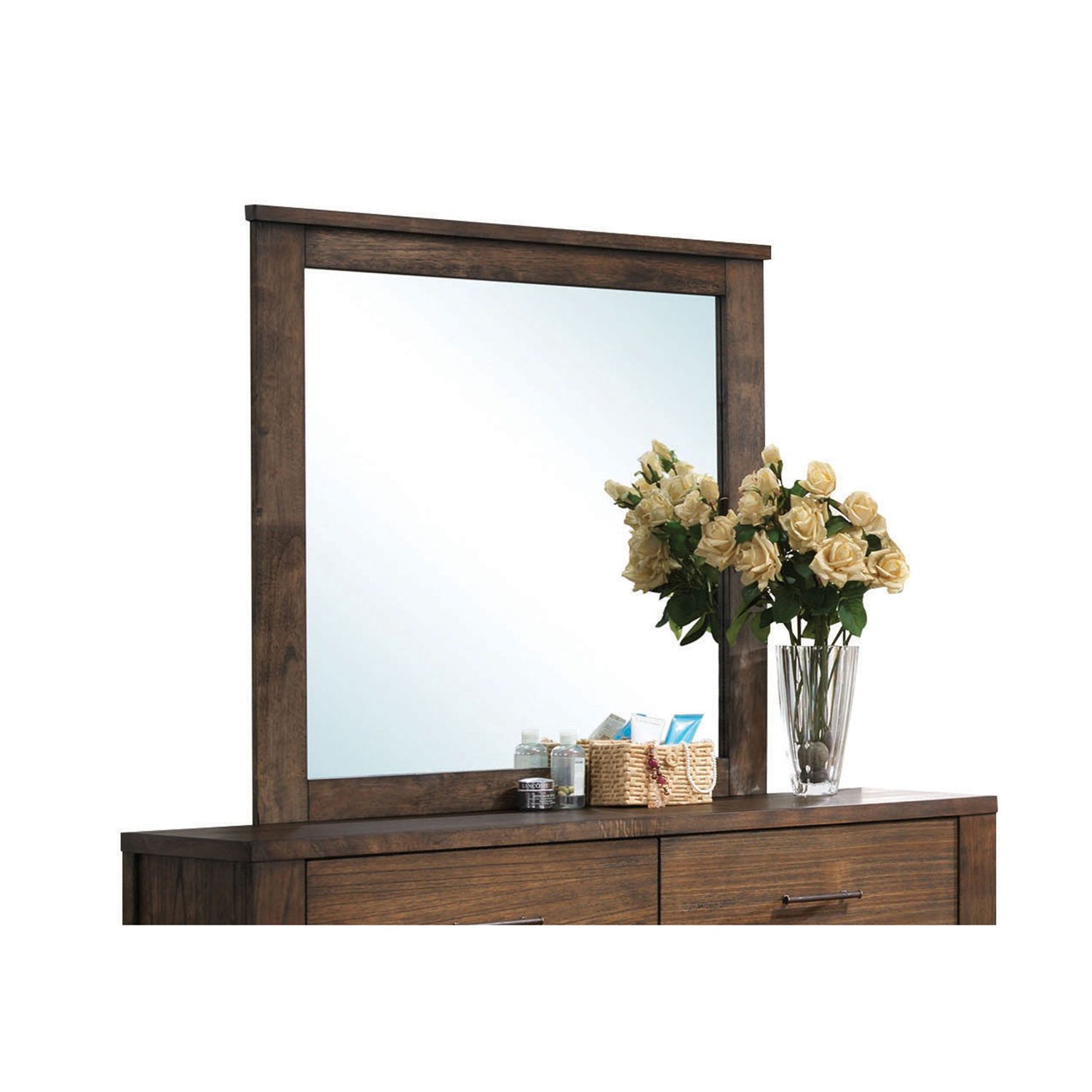Merrilee Oak Finish Mirror Merrilee Oak Finish Mirror