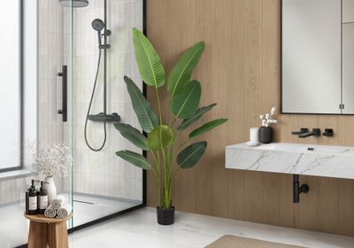Artificial Plant, 60 Tall, Bird Of Paradise Tree, Indoor, Faux, Fake