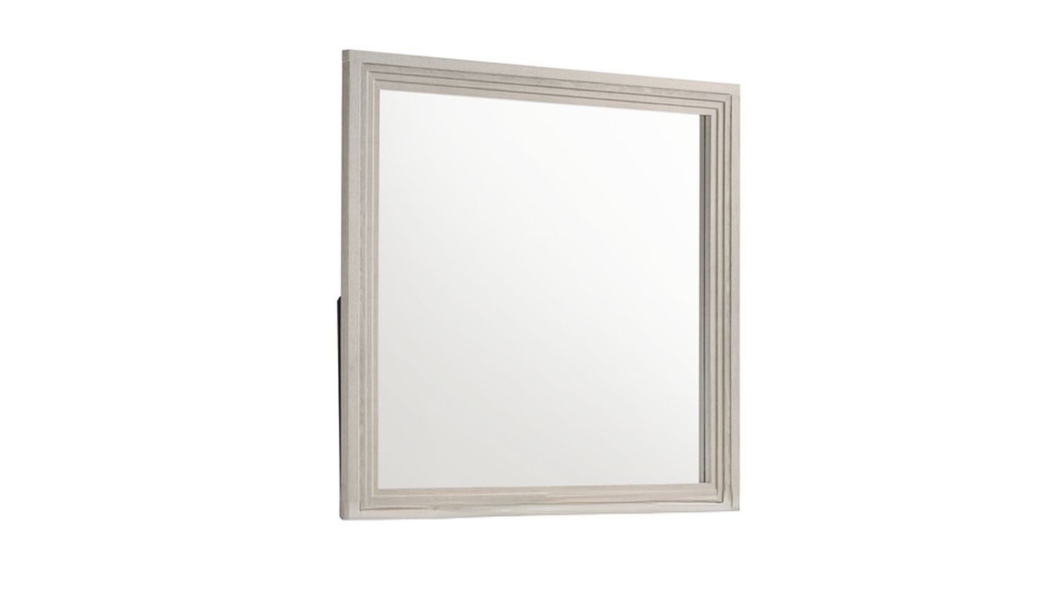Colorado Modern Style Square Mirror made with wood in Rustic Natural