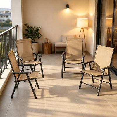Garden Folding Chairs, Stackable Dining Chairs, Outdoor Folding Chairs