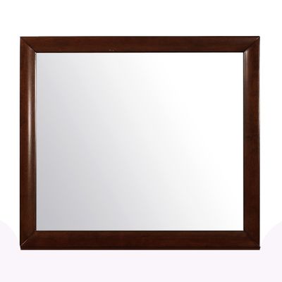 Lucille Merlot Mirror - Red+Brown Lucille Merlot Mirror - Red+Brown