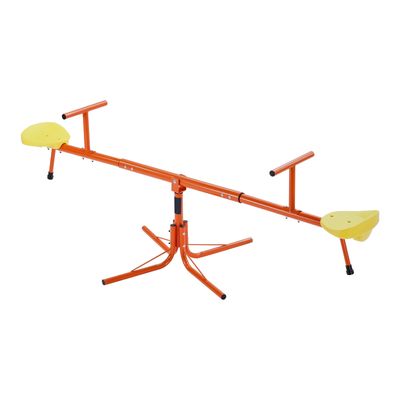 Kids Seesaw 100 lbs Capacity Swiveling 360 Degrees Rotating Teeter