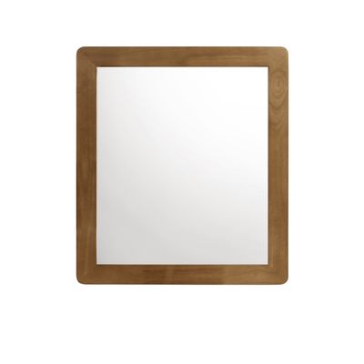 Roundhill Furniture Vichy Wood Mirror - Walnut Roundhill Furniture Vichy Wood Mirror - Walnut