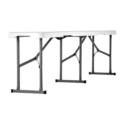 Plastic Folding Bench, 6 ft Portable Bench for Indoor/Outdoor Picnic
