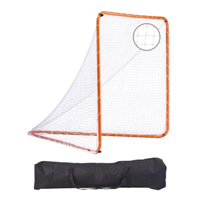 Lacrosse Goal, 6' x 6' Lacrosse Net - Orange