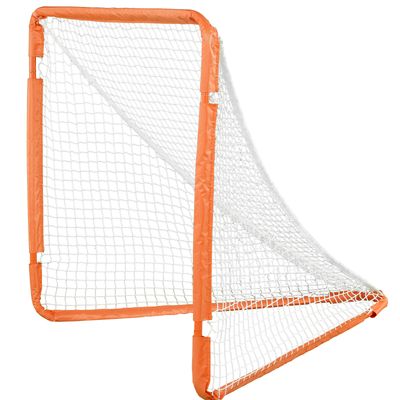 Lacrosse Goal, 4' x 4' Small Kids Lacrosse Net - Orange