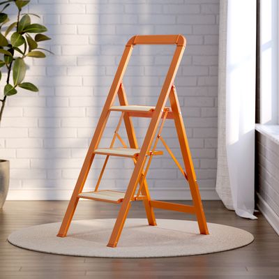 3 Step Ladder Folding Step Stool for Adults with Wide - 16.8x2x44.7IN 3 Step Ladder Folding Step Stool for Adults with Wide - 16.8x2x44.7IN