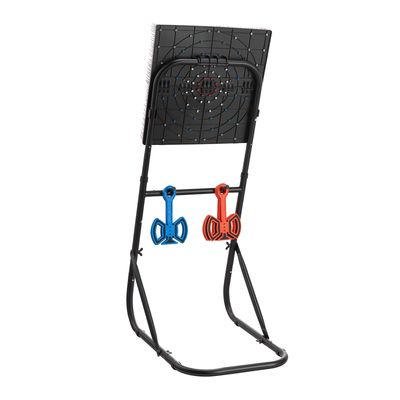 Axe Throwing Game, Plastic Bristle Target with 8 Throwing Axes Set