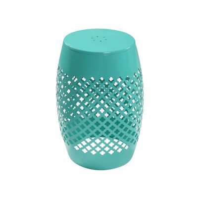 Round Lace - Cut Side Table - Green