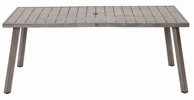 Outdoor Iron Dining Table – Weather - Resistant & Space - Saving for