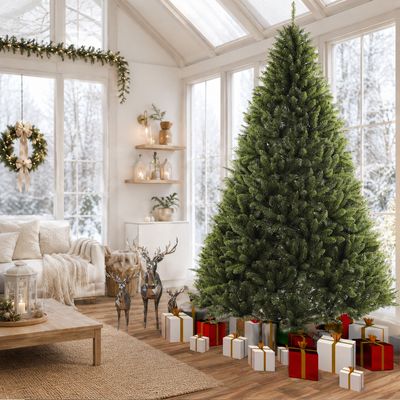 9ft Christmas Tree Artificial Full Xmas Trees - Army Green 9ft Christmas Tree Artificial Full Xmas Trees - Army Green