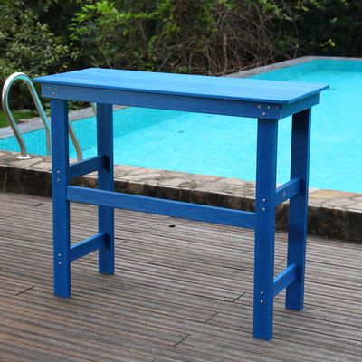 HDPE type outdoor dining and bar table is very practical. It is