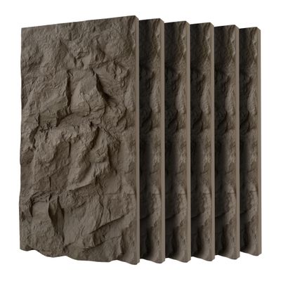 3D Faux Stone Wall Panels - Carbon Black - Pu - 23.62 x 47.24 x 2.76 3D Faux Stone Wall Panels - Carbon Black - Pu - 23.62 x 47.24 x 2.76