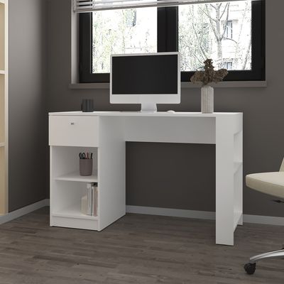 Menlo Desk, Office, White Menlo Desk, Office, White