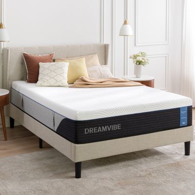 DreamVibe Essential 12in Hybrid Mattress California King - White DreamVibe Essential 12in Hybrid Mattress California King - White