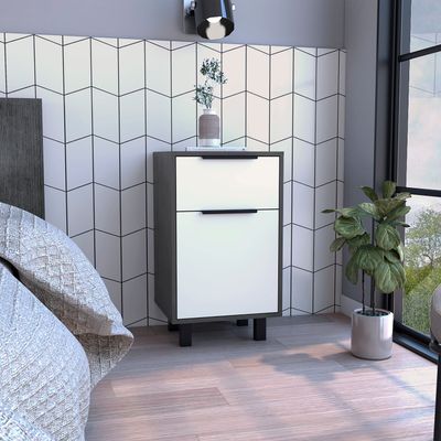 Kaia Z Nightstand, End Table, Side Table One Drawer - 14.3 x 16.1 x 27