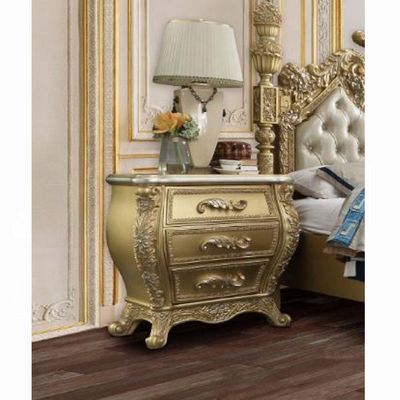 Gold 3 - Drawer Nightstand
