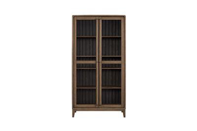 Latte and Peppercorn Display Cabinet - Light Brown Latte and Peppercorn Display Cabinet - Light Brown