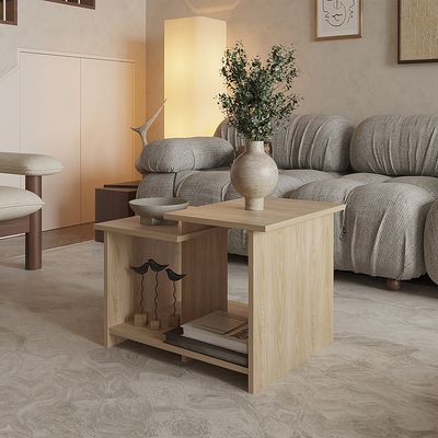 Sedalia Coffe table, Living Room, Light Pine - Beige