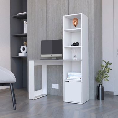 Office Desk Aragon, White Finish Office Desk Aragon, White Finish