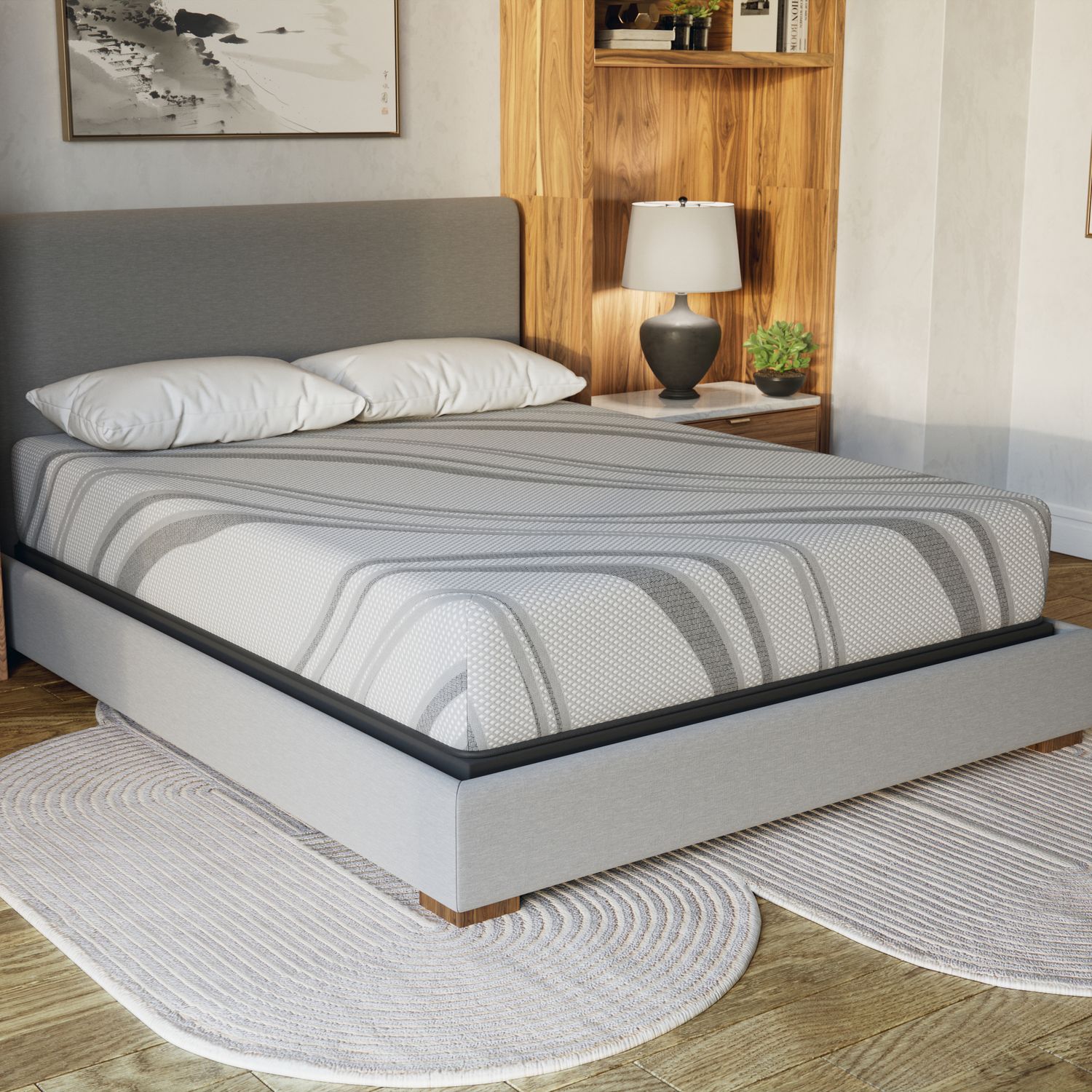 Diamond Pro Gel Memory Foam ultra cooling - Gray - 26.41 lb Diamond Pro Gel Memory Foam ultra cooling - Gray - 26.41 lb