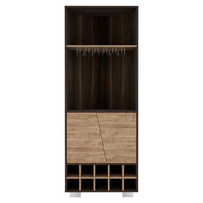 Corner Bar Cabinet Albarr, Living Room, Dark Oak / Pine