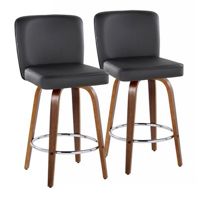 26 Contemporary Fixed - Height Counter Stool with - 20.75 x 20.75 x 39