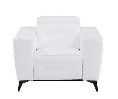 Global United Top Grain Italian Leather Chair with Power - 41x43x40IN